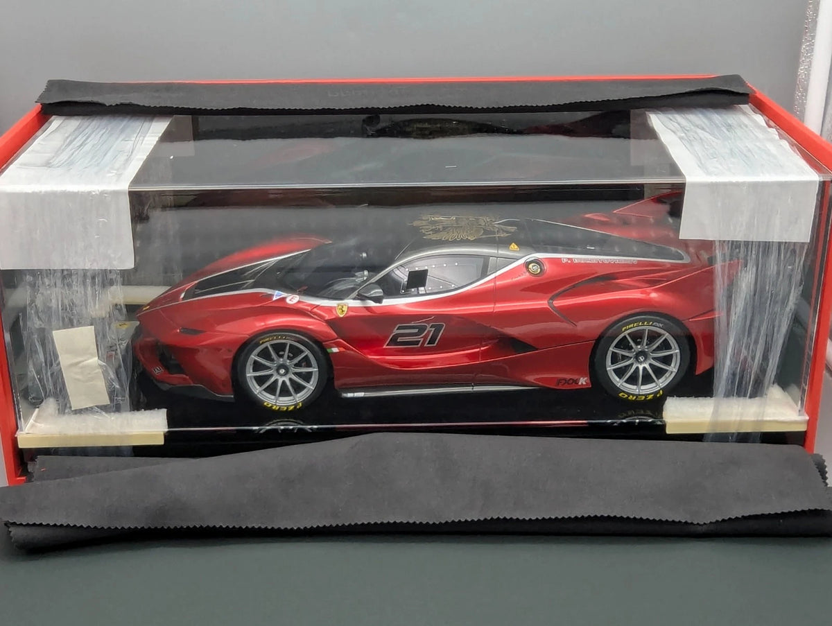 Modellautos 1:12 BBR Ferrari FXX-K 2014 Car #21 Rosso Fuoco Ltd 03/10 OVP