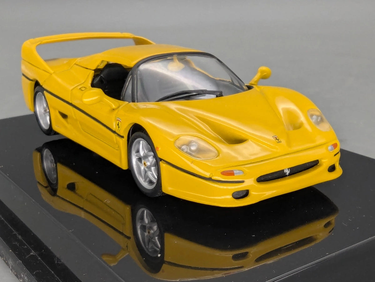 Modellautos 1:43 Hot Wheels Ferrari F50 1995 Gelb mit OVP