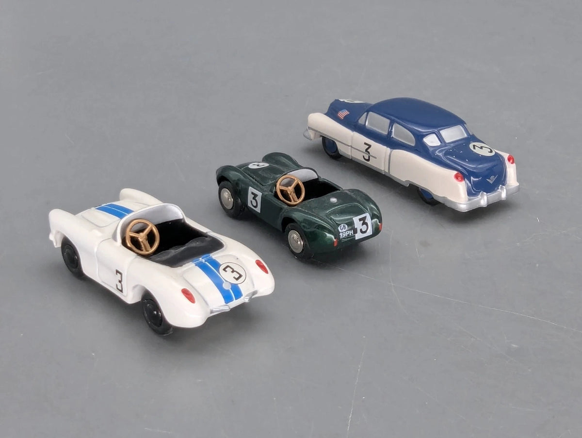 Modellautos 1:90 Schuco Piccolo 3-tlg Set Motor Klassik Sportwagen Legenden OVP