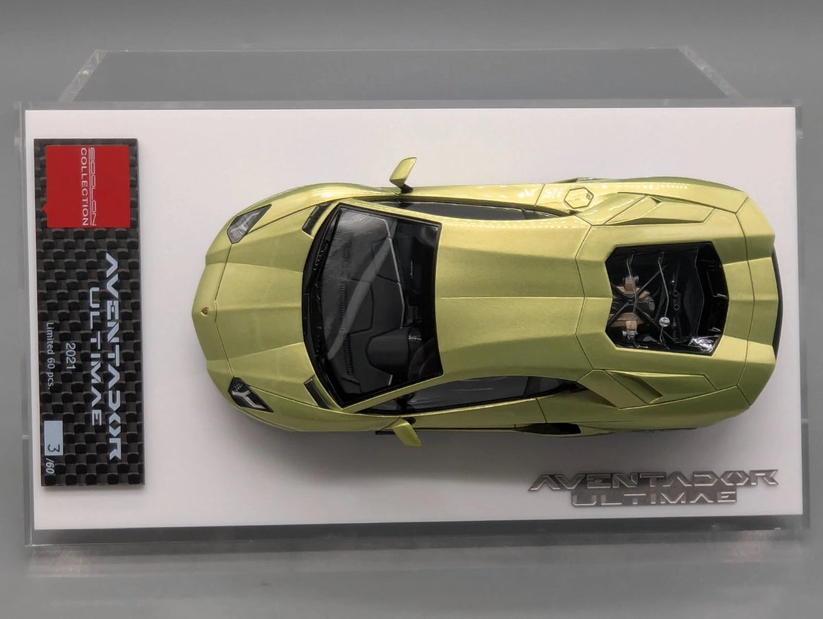 Eidolon Make Up 1:43 Lamborghini Aventador LP780-4 Ultimae 2021 Grün 03/60 OVP