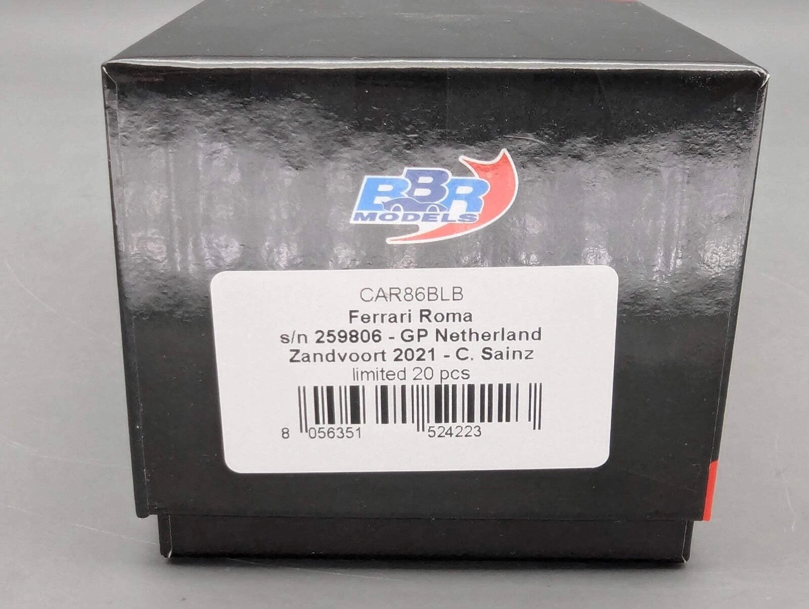 Modellautos 1:43 BBR Concept43 Ferrari Roma Zandvoort 2021 C. Sainz mit OVP