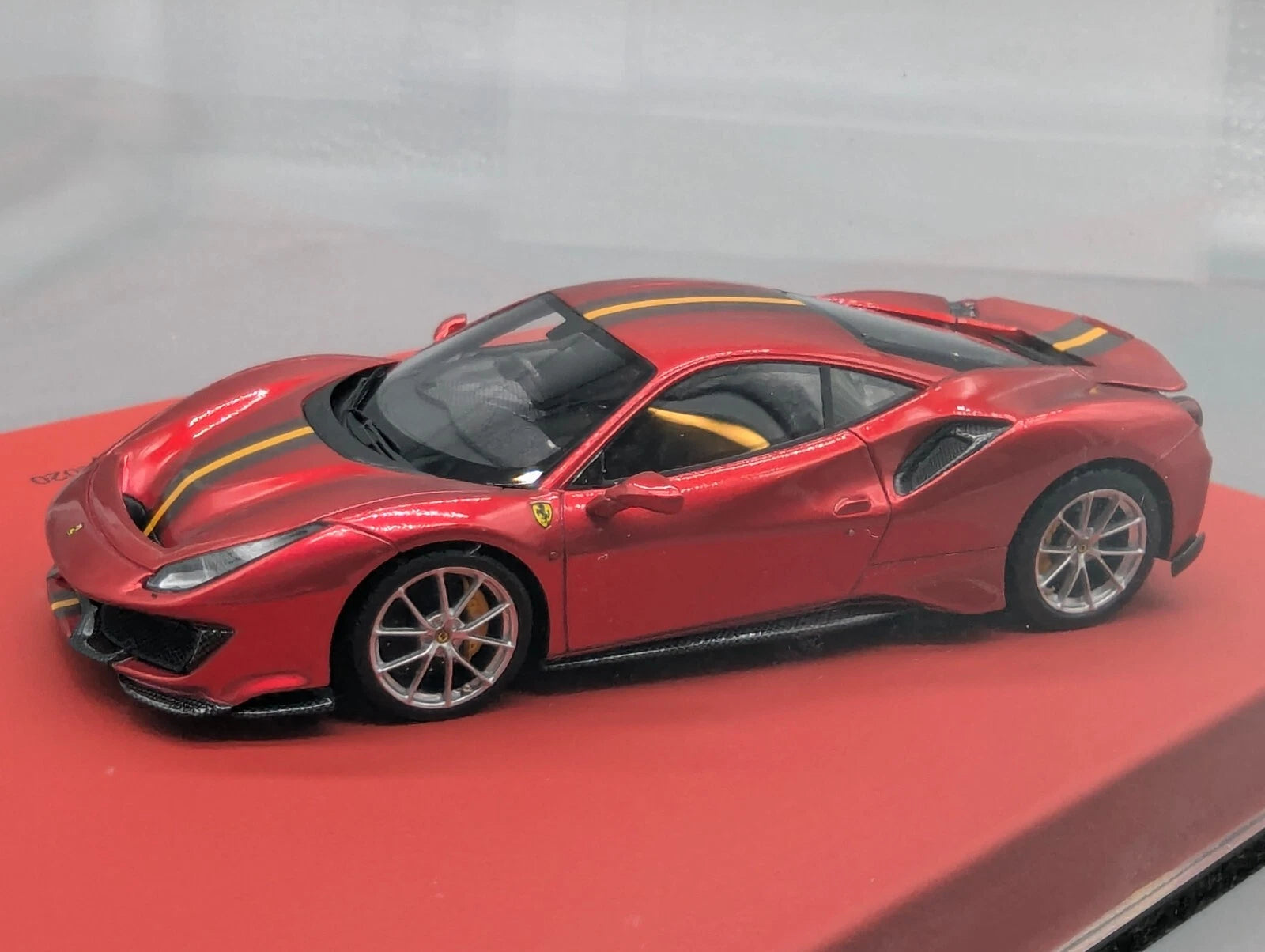 Modellautos 1:43 BBR Ferrari 488 Pista RHD 2020 Romans International 1/5 OVP