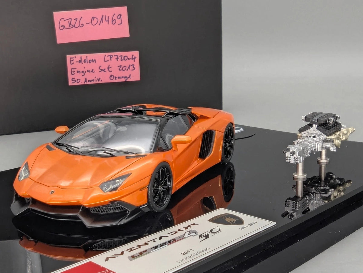 Eidolon Make Up 1:43 Lamborghini Aventador LP720-4 2013 Roadster Engine Set OVP