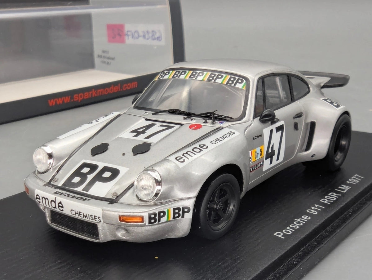 Modellautos 1:43 Spark S7500 Porsche 911 RSR 24h Le Mans 1977 #47 OVP