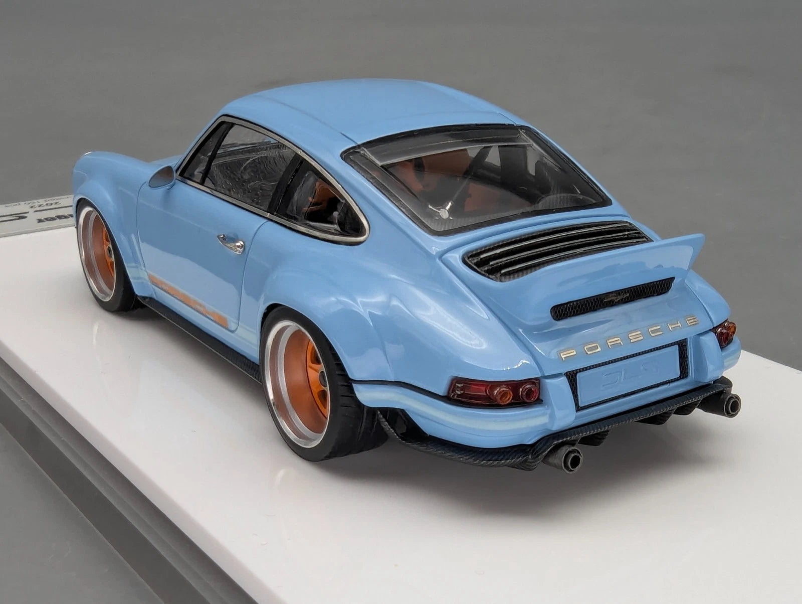 Eidolon Make Up 1:43 Porsche Singer DLS 2022 Gulf Blue Ltd 090/150 mit OVP