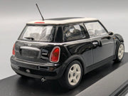 Modellautos 1:43 Minichamps Mini Cooper 2001 Black mit Haube zum Öffnen mit OVP