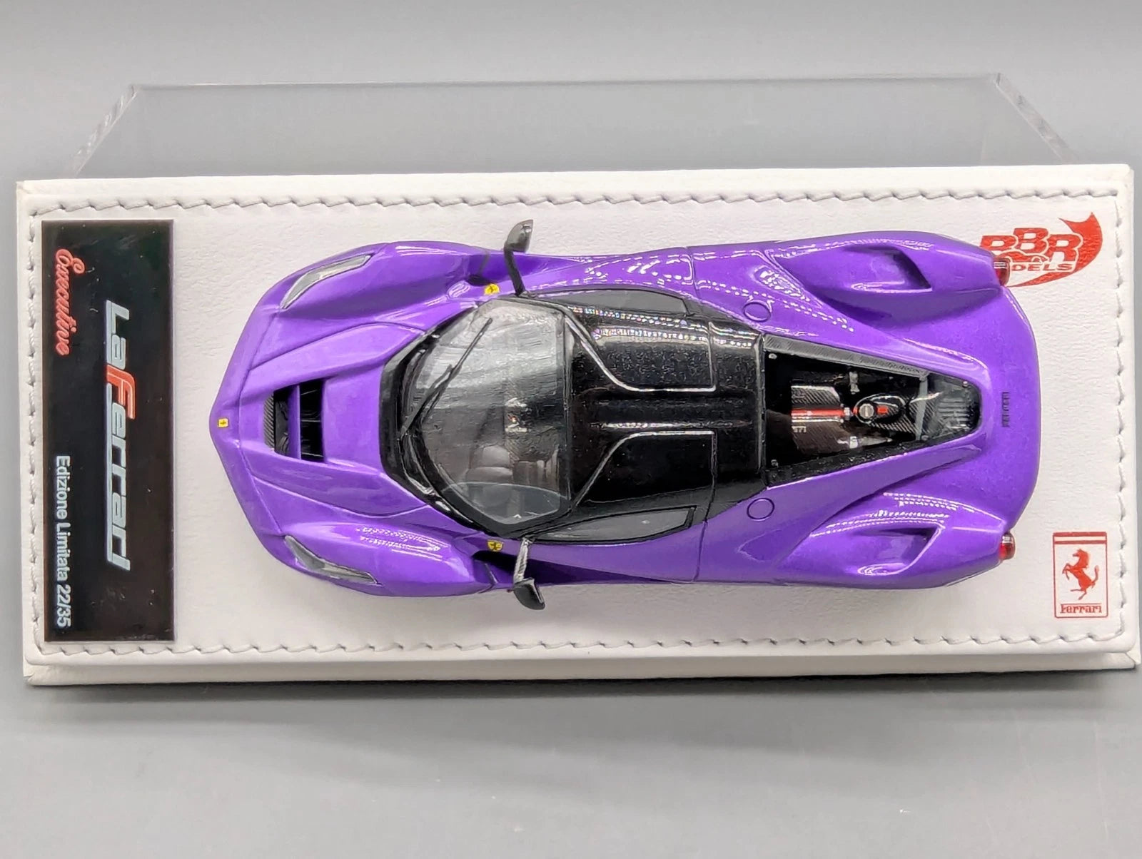 Modellautos 1:43 BBR Executive Ferrari LaFerrari Gloss Mica Violet 22/35 OVP