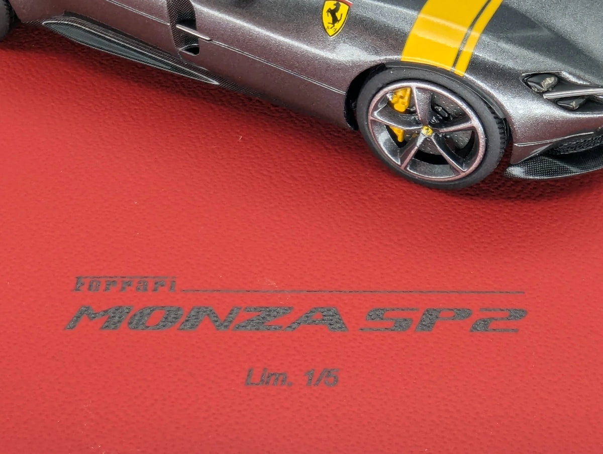 Modellautos 1:43 BBR  Ferrari Monza SP2 Metallic Silver Ltd 01/05 OVP