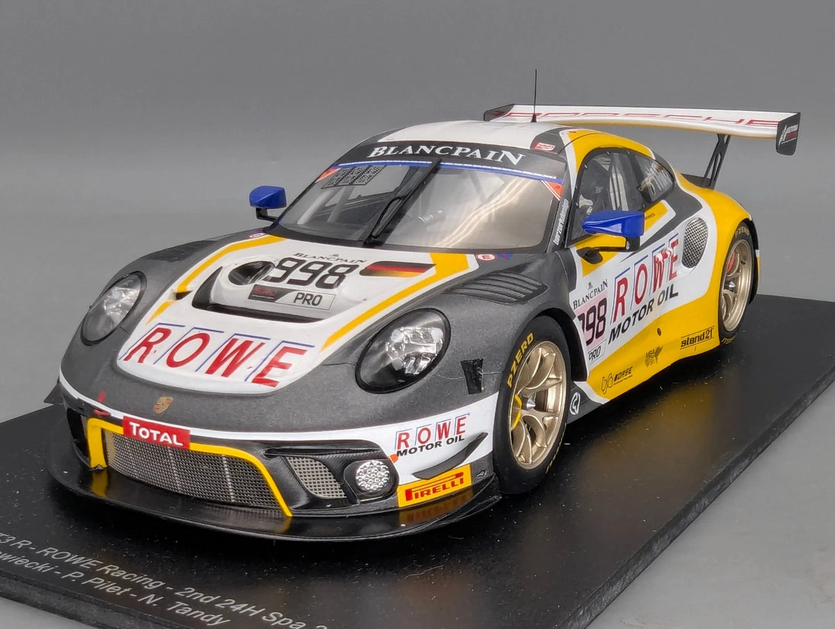 Modellautos 1:18 Spark Porsche 911 GT3 R Zweiter (2nd) 24h Spa 2019 #998 mit OVP