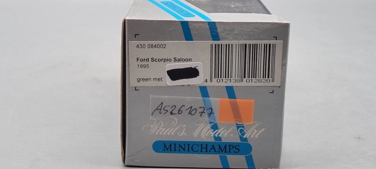 Modellautos 1:43 Minichamps Ford Scorpio Saloon 1995 green metallic OVP