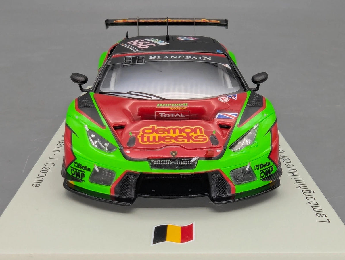 Modellautos 1:43 Spark SB294 Lamborghini Huracan GT3 24h Spa 2016 #666 OVP