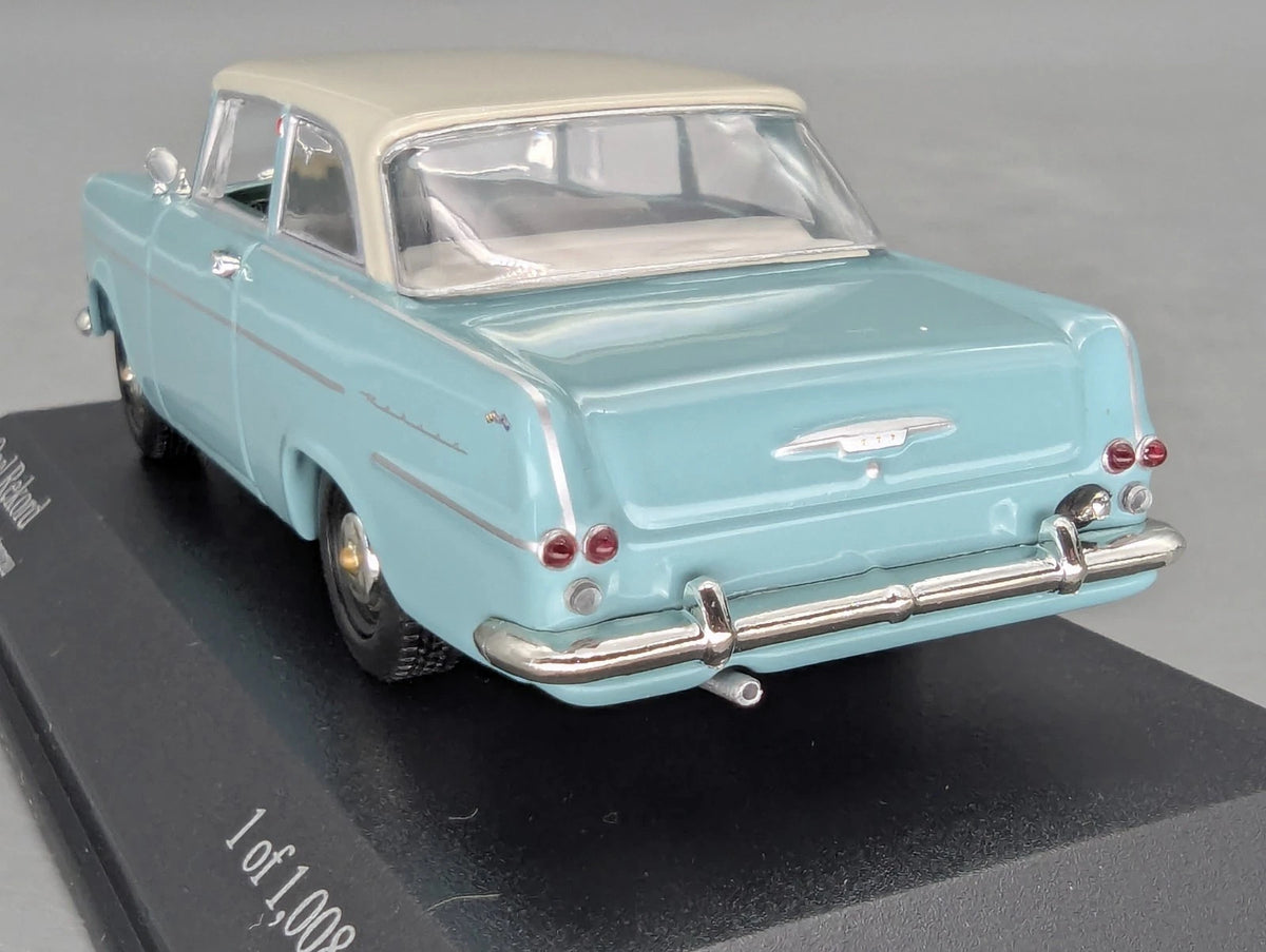 Modellautos 1:43 Minichamps Opel Rekord P2 1960 Blau Grau mit OVP