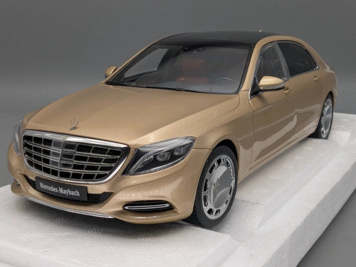 Modellautos 1:18 AUTOart Mercedes Benz Maybach S600 S-Klasse Light Gold mit OVP