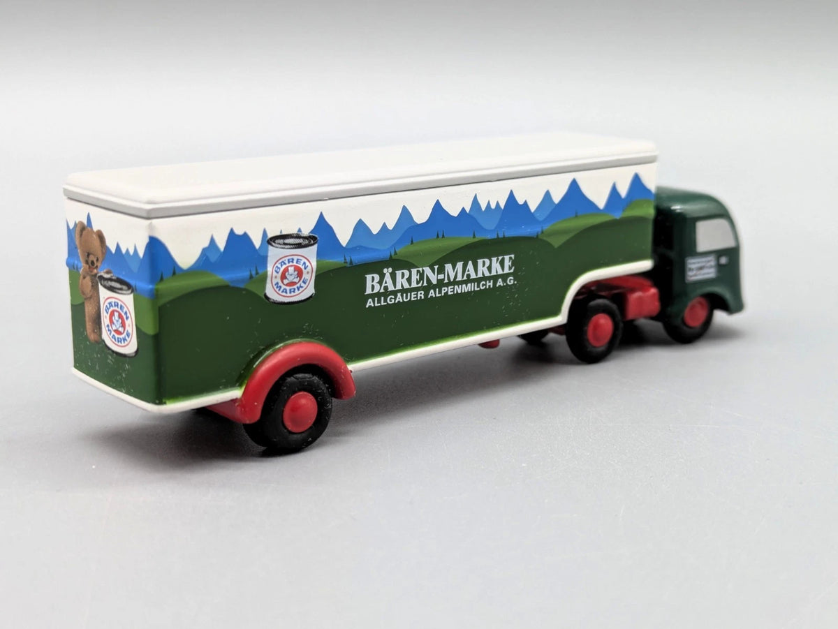 LKW Modell 1:90 Schuco Piccolo Mercedes-Benz Tiefkühlsattelzug Bären-Marke OVP
