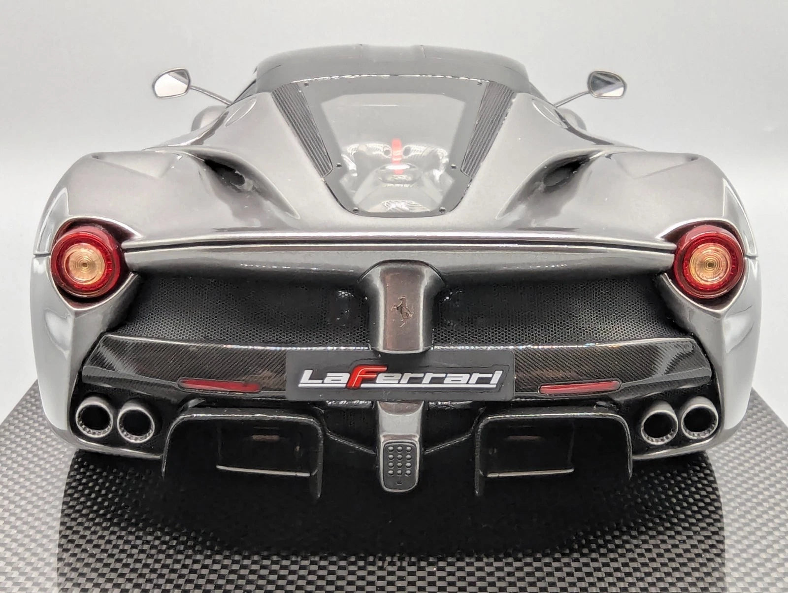 Modellautos 1:12 Amalgam Ferrari La Ferrari Ltd #01/10 Silber Zertifikat mit OVP