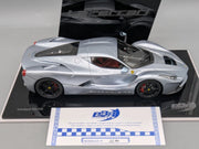 Modellautos 1:18 BBR Ferrari LaFerrari 2013 Silver Alloy Lt 03/10 OVP