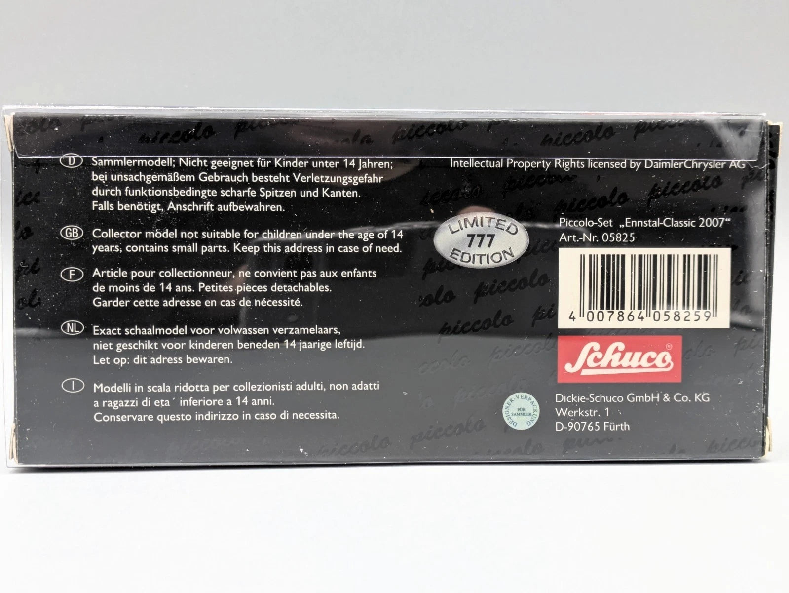 Modellautos 1:90 Schuco Piccolo Set Ennstal-Classic 2007 2-tlg mit OVP