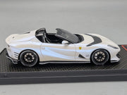Modellautos 1:43 BBR Concept43 Ferrari 812 Competizione Aperta Weiß 091/156 OVP