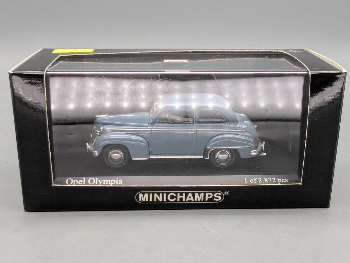 Modellautos 1:43 Minichamps Opel Olympia 1952 Irischgrau mit OVP