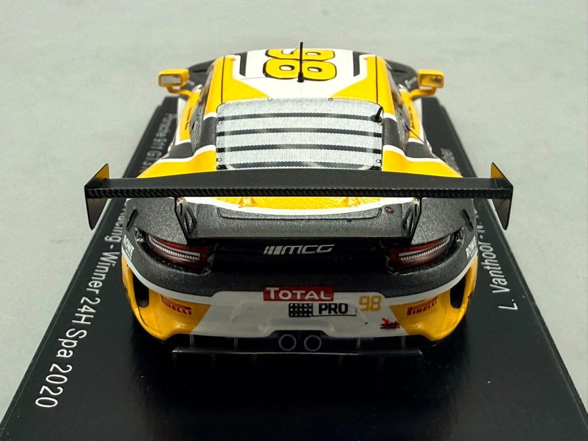 Modellautos 1:43 Spark Porsche 911 GT3 R Rowe Racing Winner 24h Spa 2020 + OVP