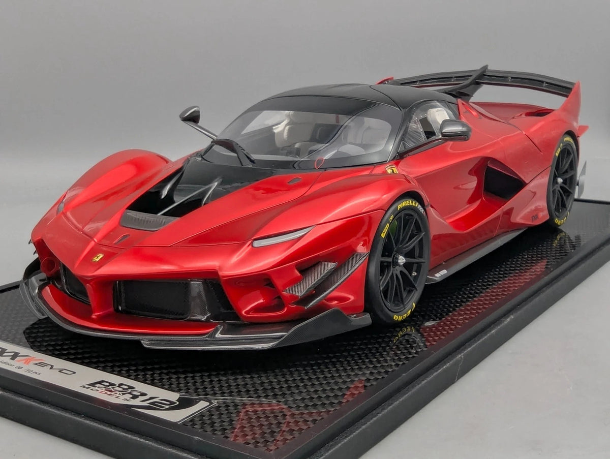 Modellautos 1:12 BBR Ferrari FXX-K EVO Gloss F1 2007B Red Ltd 00/10 Vitrine OVP