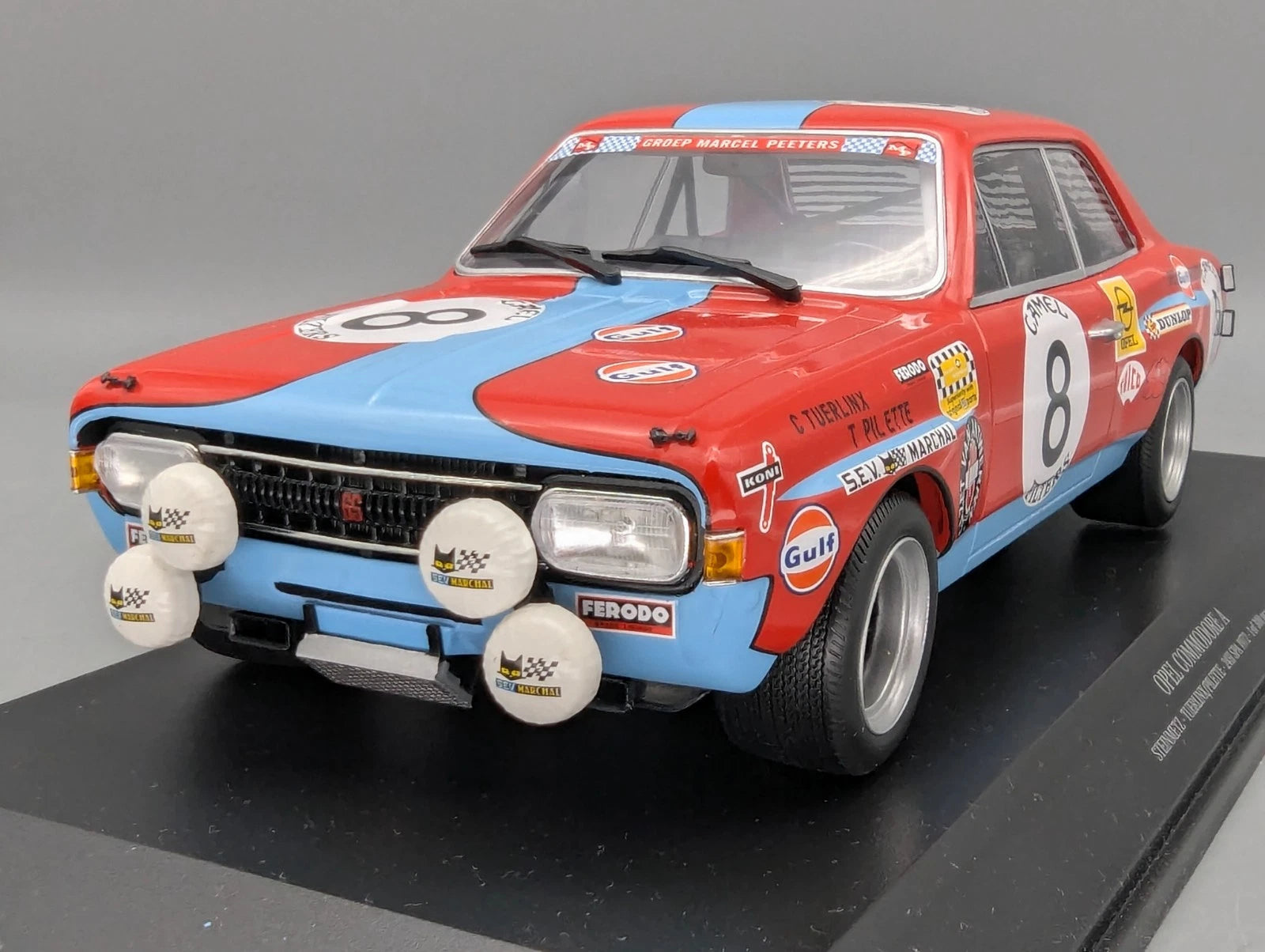 Modellautos 1:18 Minichamps Opel Commodore A 24h Spa 1972 #8 OVP (GB26-0029)
