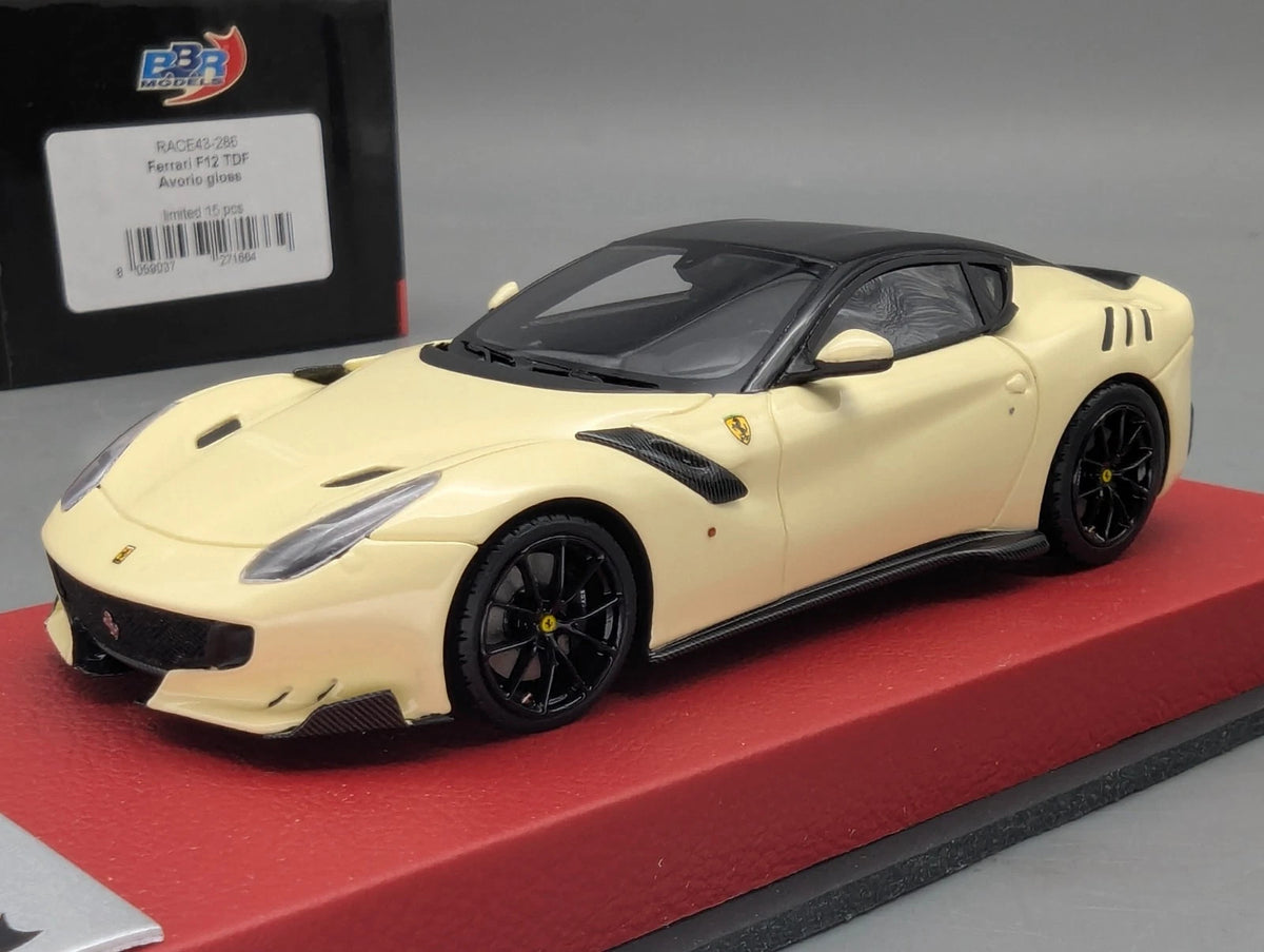 Modellautos 1:43 BBR Concept43 Ferrari F12 TDF Avorio Gloss Ltd 02/15 OVP