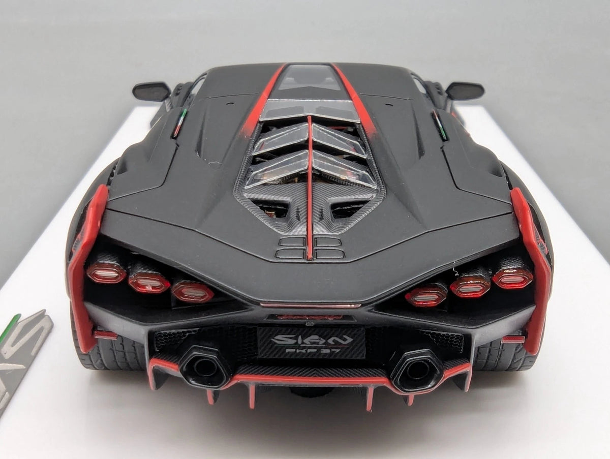 Eidolon Make Up 1:43 Lamborghini Sian FKP 37 with Stripe 2019 Nero 60/60 mit OVP