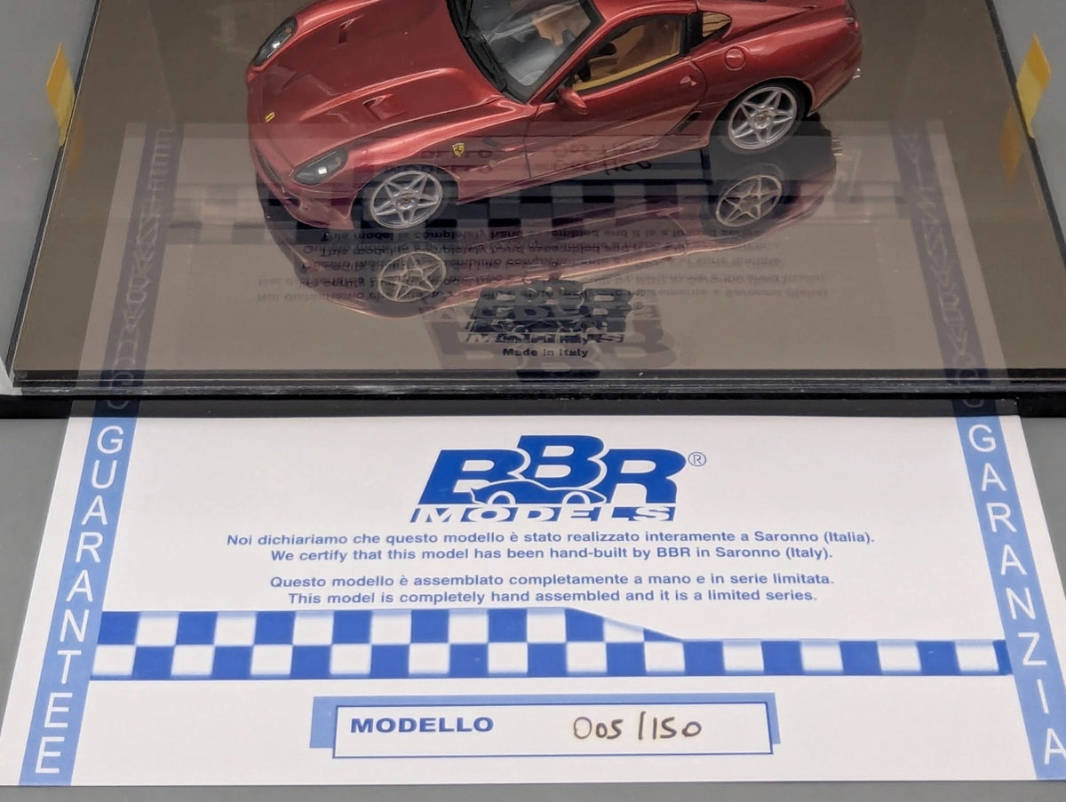 Modellautos 1:43 BBR  Ferrari 599 GTB Fiorano Ltd 005/150  in OVP