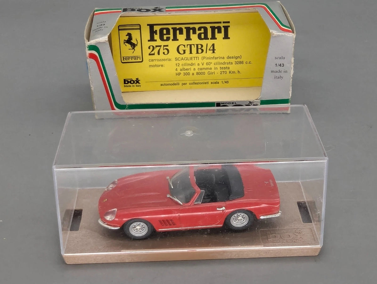 Modellautos 1:43 Box Model 8417 Ferrari 275 GTB/4 Stradale Rot mit OVP