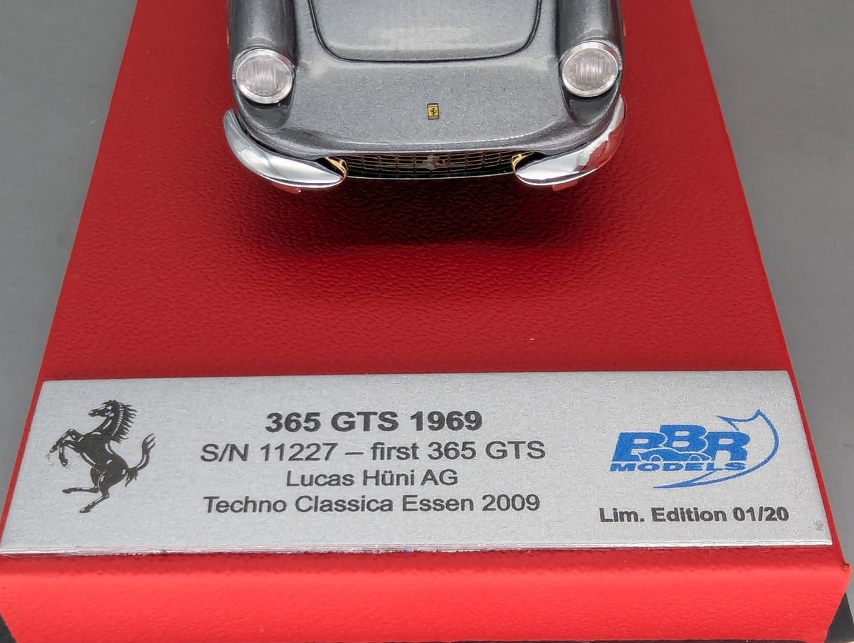 Modellautos 1:43 BBR Ferrari 365 GTS 1969 S/N 112227 First 365 GTS Ltd 01/20 OVP