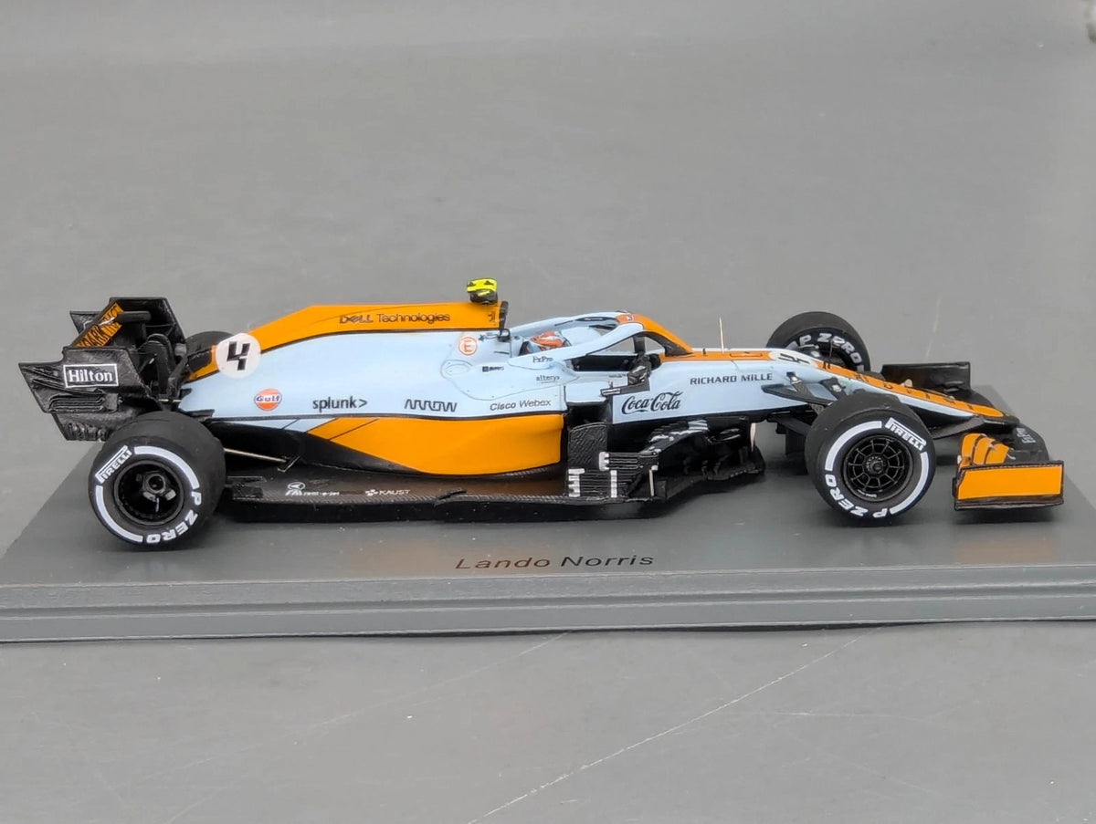Modellautos 1:43 Spark S7679 McLaren MCL35M 3rd Monaco GP 2021 #4 L. Norris OVP
