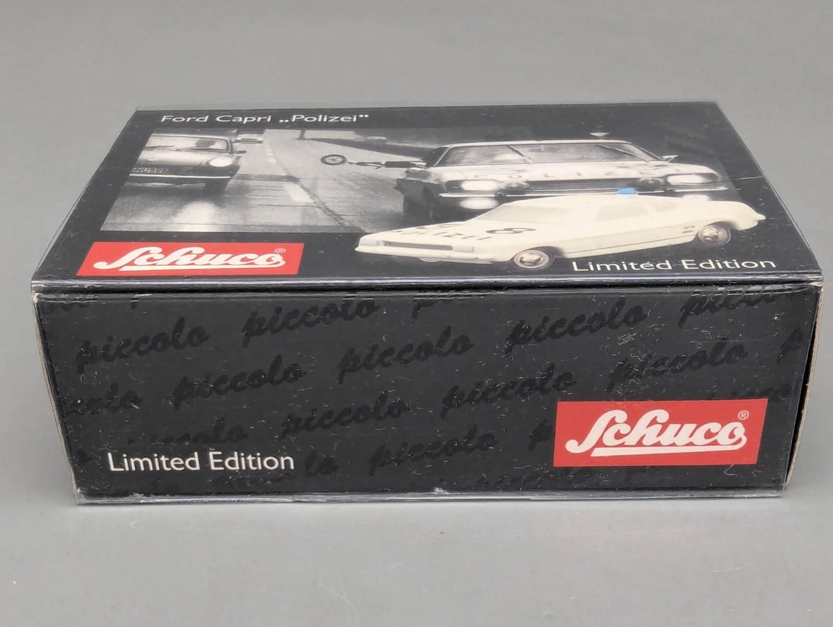 Modellautos 1:90 Schuco Piccolo Ford Capri Polizei 1970 mit OVP