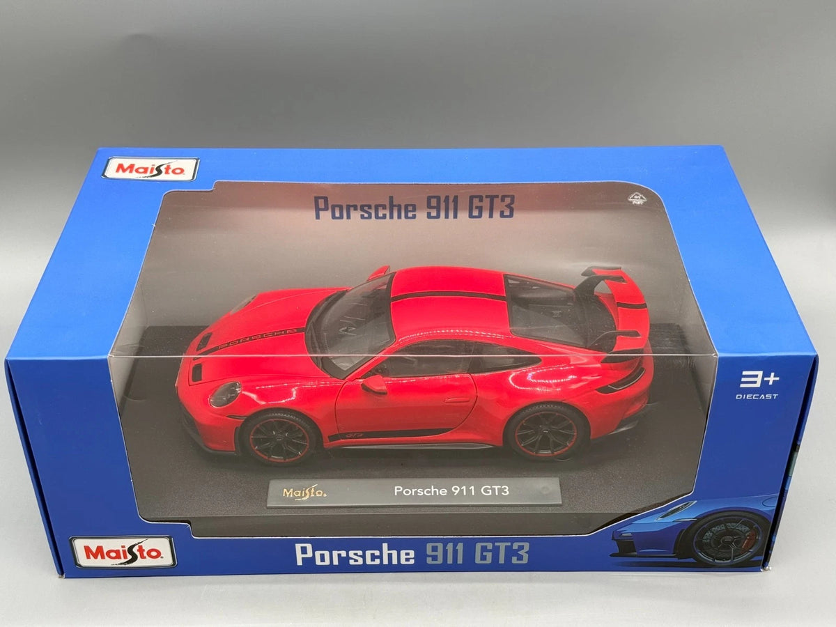 Modellautos 1:18 Maisto Porsche 911 GT3 Rot mit OVP