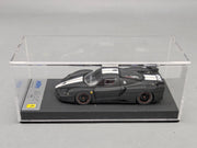 Modellautos 1:43 BBR Ferrari FXX  2006 Black Matt Ltd 19/20 mit Vitrine und OVP