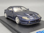 Modellautos 1:43 BBR Ferrari 550 Maranello 1996 Blau Met. mit Vitrine + OVP