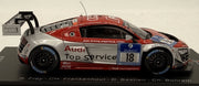 Modellautos 1:43 Spark Audi R8 LMS ultra 24h Nürburgring 2014 #18 in Vitrine