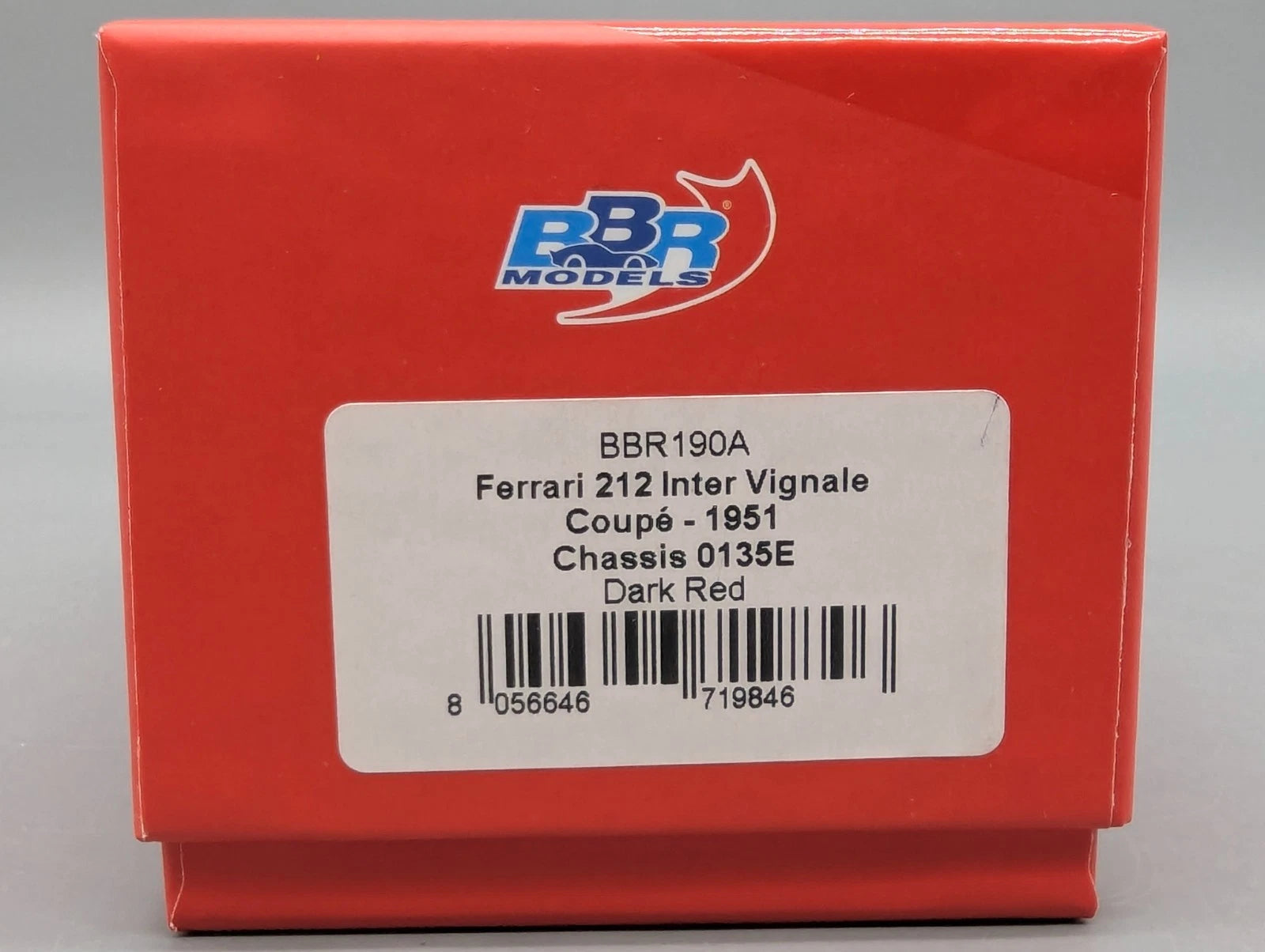 Modellautos 1:43 BBR Ferrari 212 Inter Vignale Coupe 1951 Dark Red #0135E in OVP