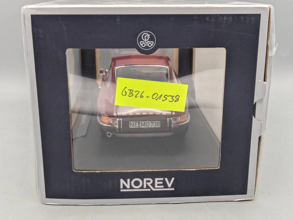 Modellautos 1:18 Norev Porsche 911 T 1969 Dark Red mit OVP