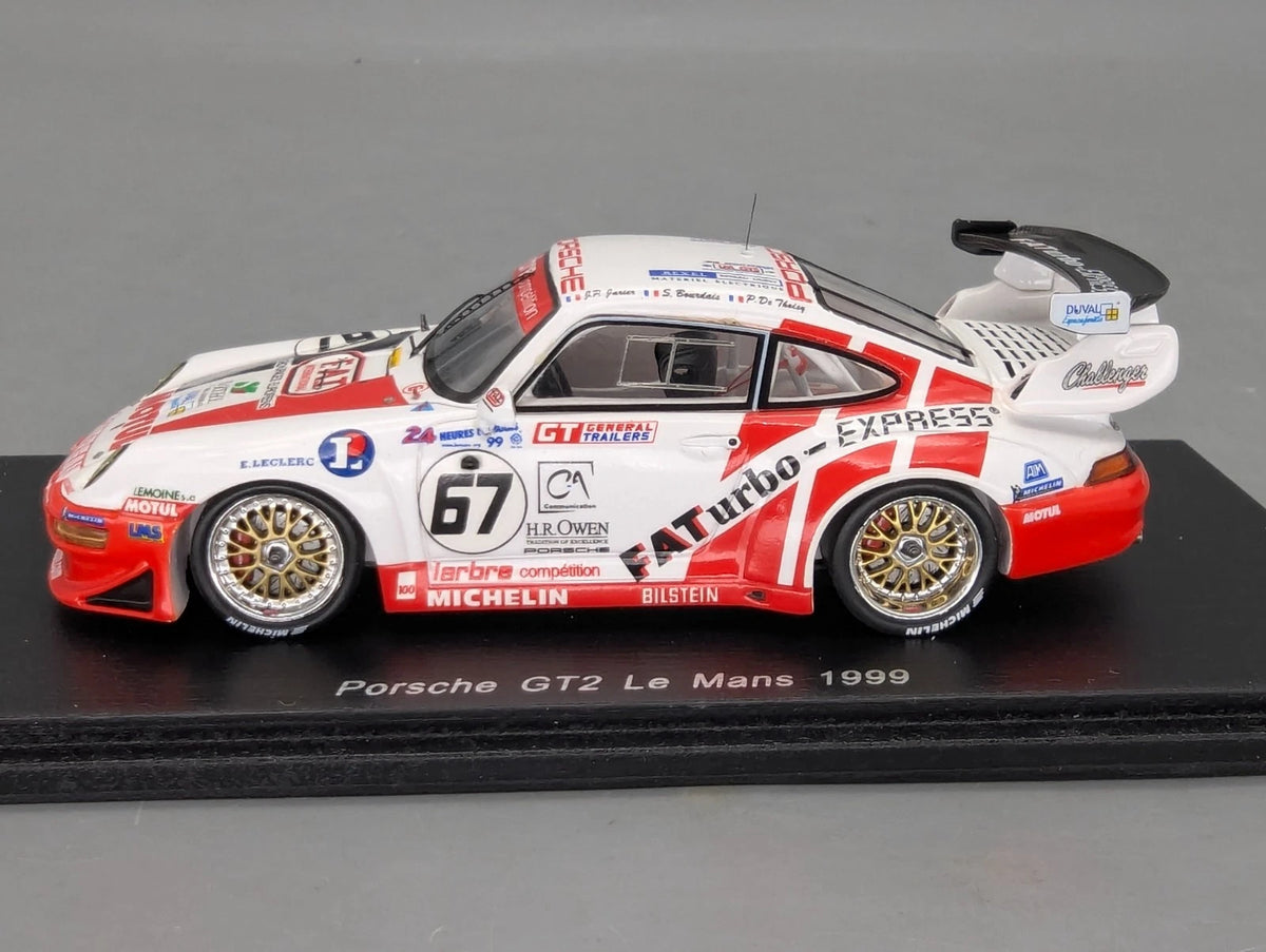 Modellautos 1:43 Spark S4450 Porsche 911 GT2 24h Le Mans 1999 #67 OVP