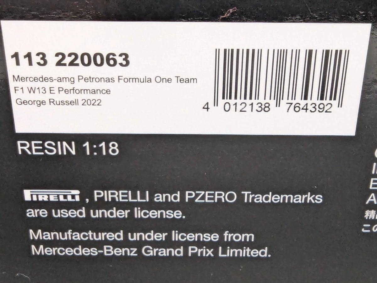 Modellautos  1:18 Minichamps Mercedes AMG Petronas F1 W 13 E #63 G. Russell OVP