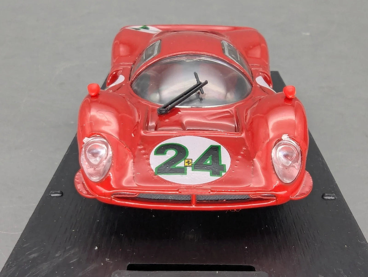 Modellautos 1:43 Brumm Ferrari 330 P4 Coupe Zweiter Daytona 1967 #24 mit OVP