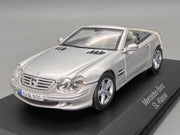 Modellautos 1:43 Norev Mercedes Benz SL Klasse SL 500 Silber mit Dealer OVP