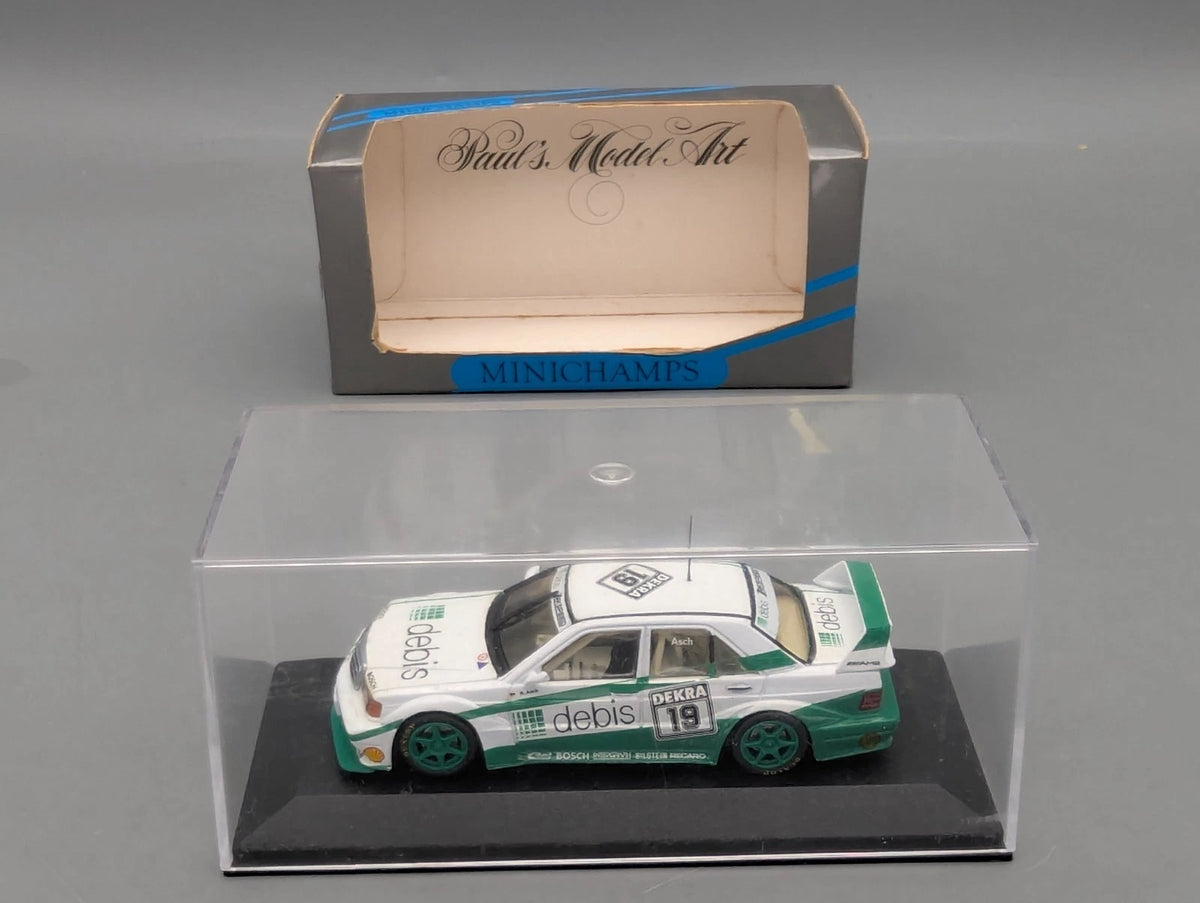 Modellautos 1:43 Minichamps Mercedes Benz 190E EVO2 1. Version 1992 #19 Asch OVP