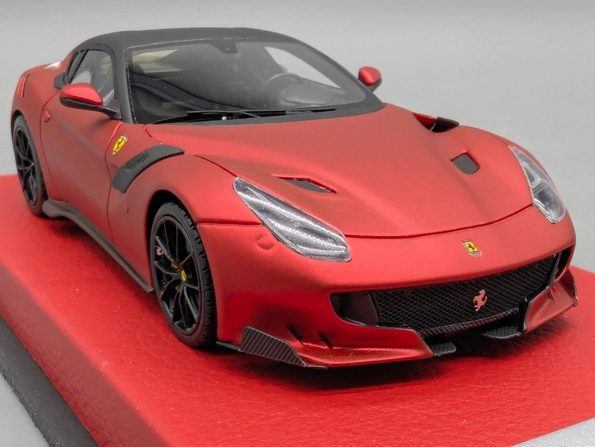 Modellautos 1:43 BBR Concept43 Ferrari F12 TdF Rosso Magma Matt 04/10 mit OVP