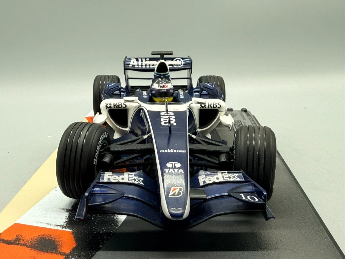 Modellautos 1:18 Hot Wheels Racing Nico Rosberg 2006 Sakhir Circuit Bahrain +OVP