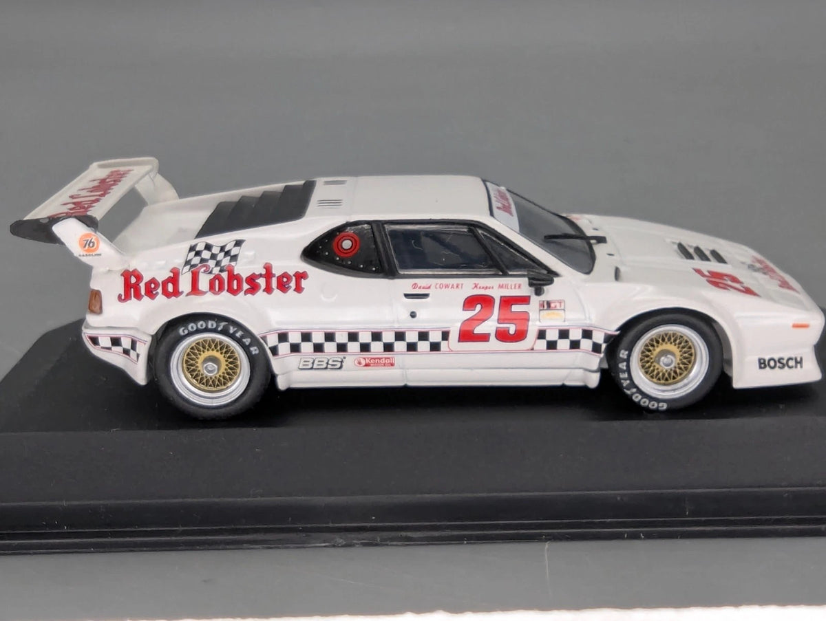 Modellautos 1:43 Minichamps BMW M1 IMSA Red Lobster 1981 1st GTO #25 mit OVP