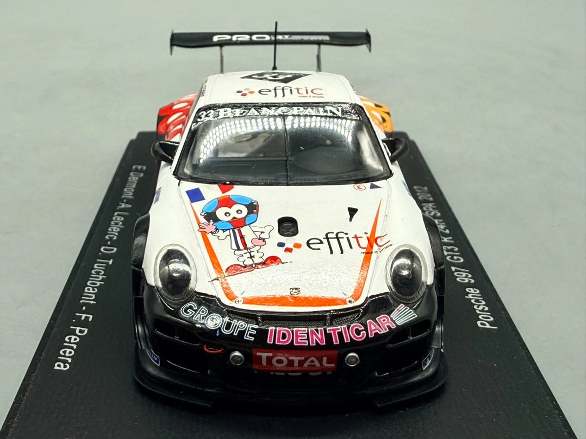 Modellautos 1:43 Spark Porsche 997 GT3 R 24H Spa 2012 #33 mit OVP