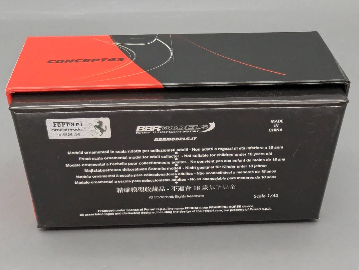 Modellautos 1:43 BBR Concept43 Ferrari 296 GTB Fiorano V. V. Matt Ltd 06/10 OVP