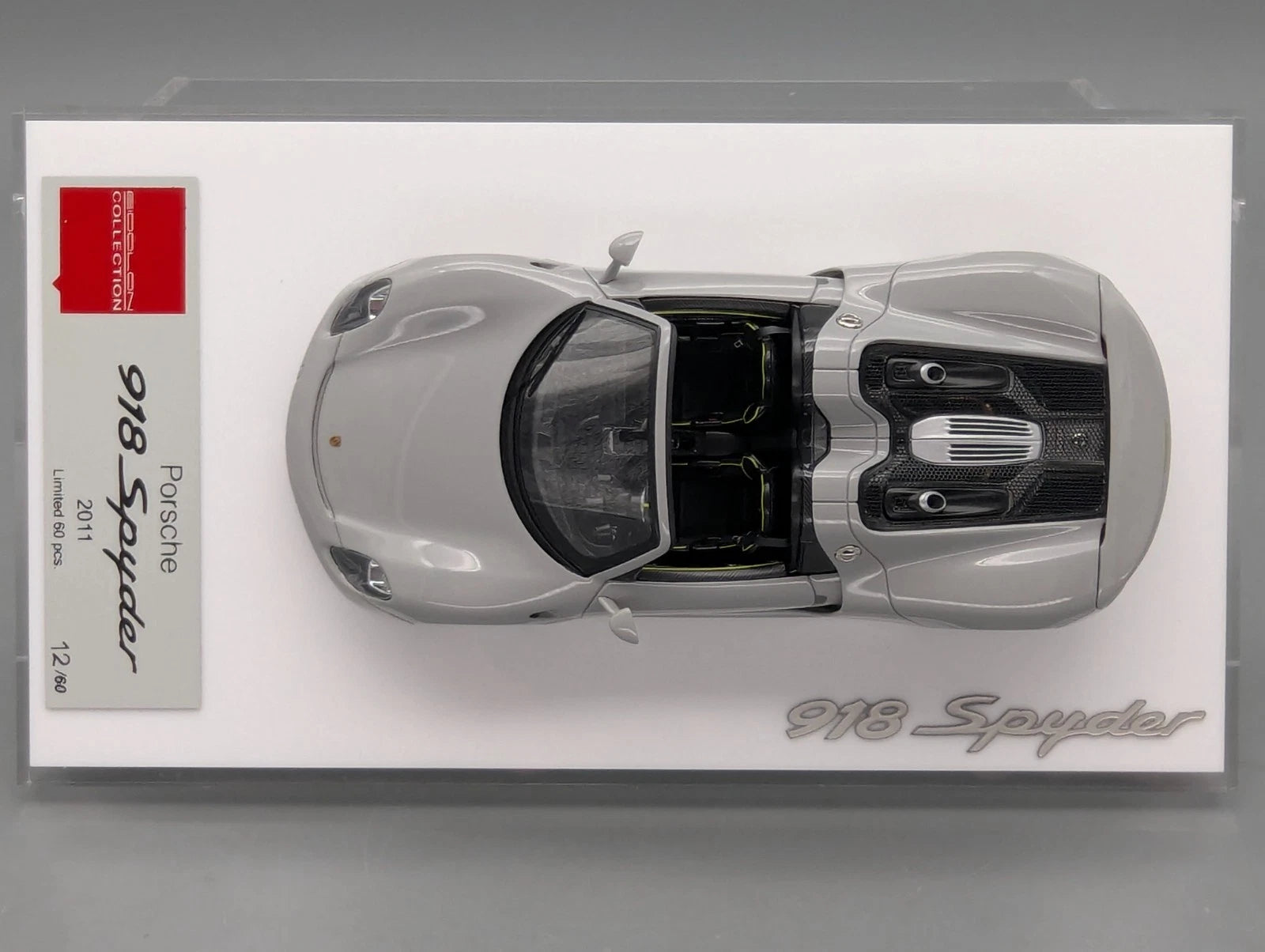 Eidolon Make Up 1:43 Porsche 918 Spyder 2011 Fashion Grey Ltd 12/60 mit OVP